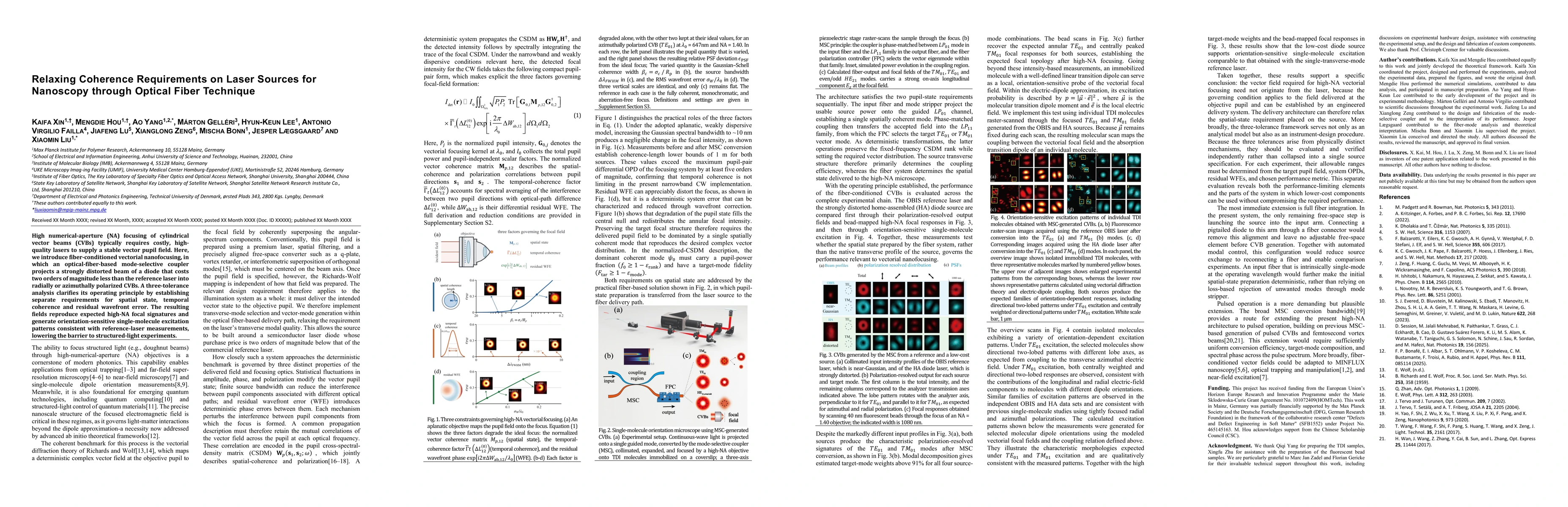 Thumbnail for Relaxing Coherence Requirements on Laser Sources for Nanoscopy through Optical Fiber Technique