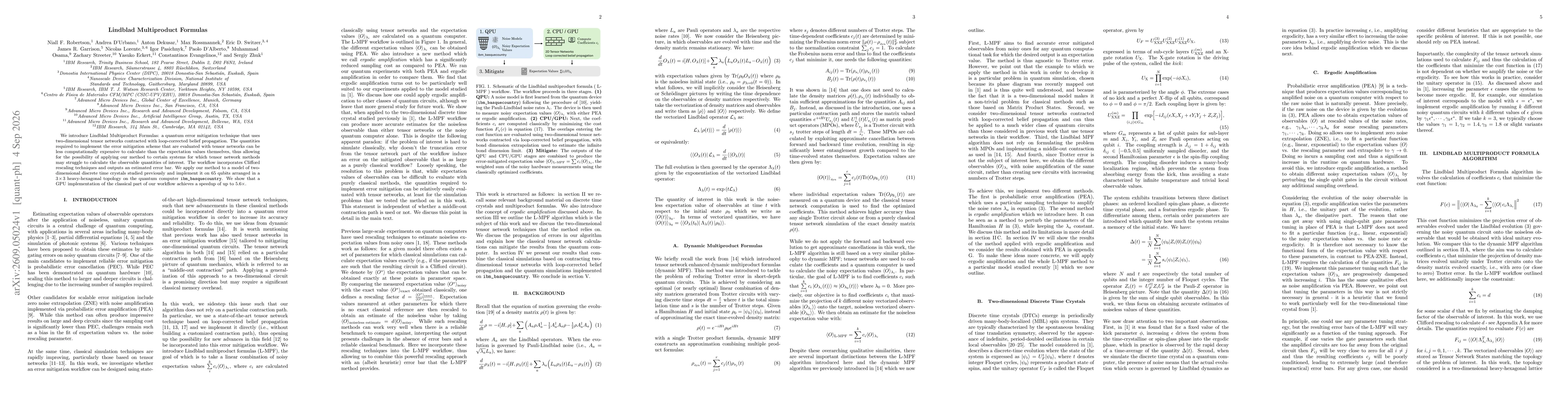 Thumbnail for Lindblad Multiproduct Formulas