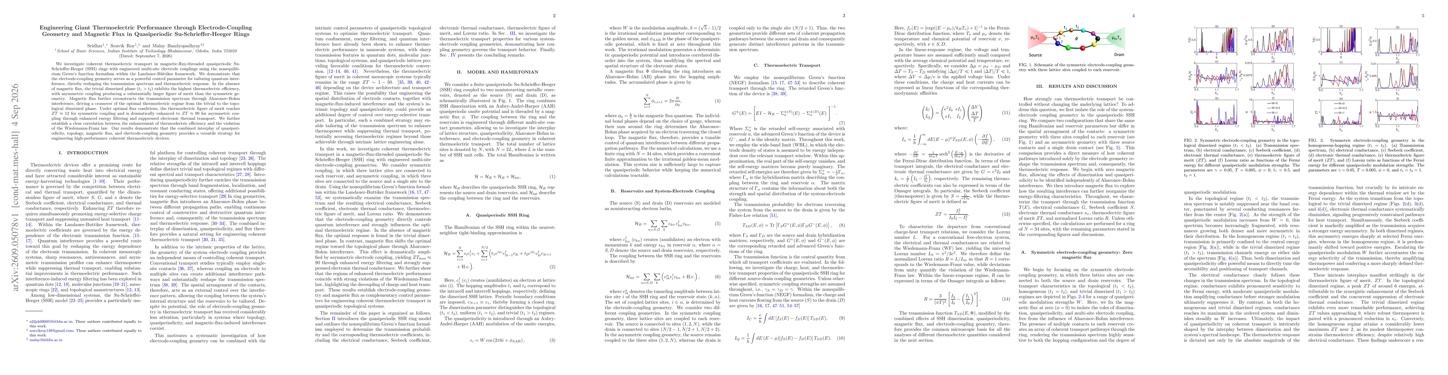 Thumbnail for Engineering Giant Thermoelectric Performance through Electrode-Coupling Geometry and Magnetic Flux in Quasiperiodic Su-Schrieffer-Heeger Rings