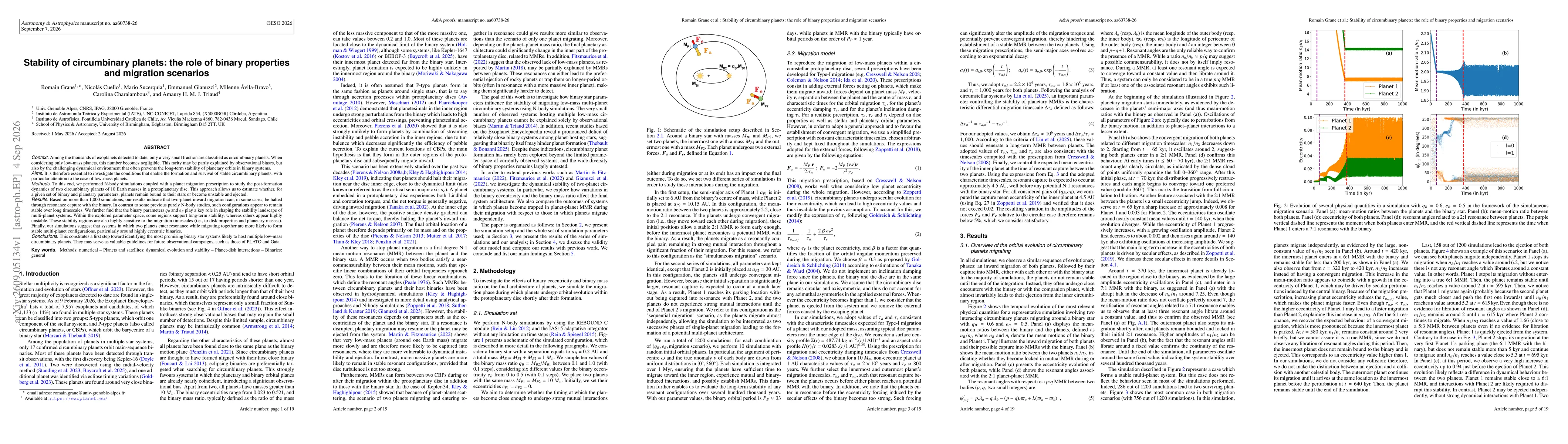 Thumbnail for Stability of circumbinary planets: the role of binary properties and migration scenarios