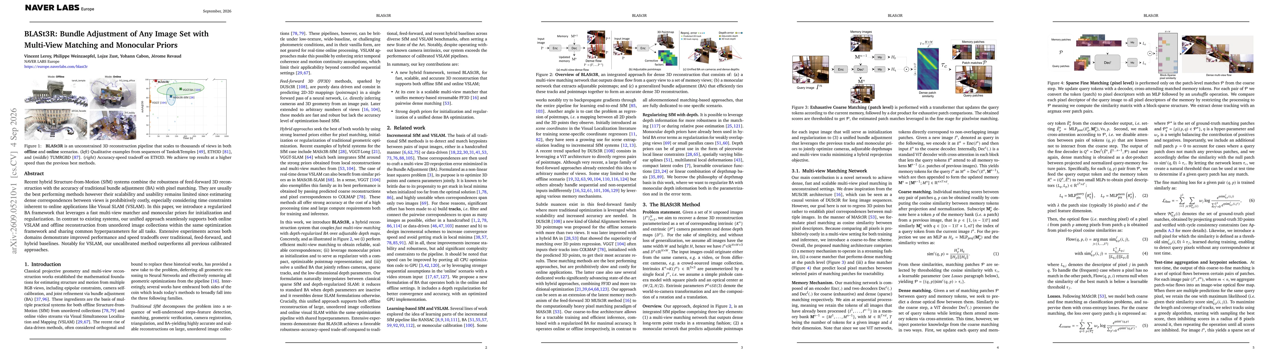 Thumbnail for BLASt3R: Bundle Adjustment of Any Image Set with Multi-View Matching and Monocular Priors