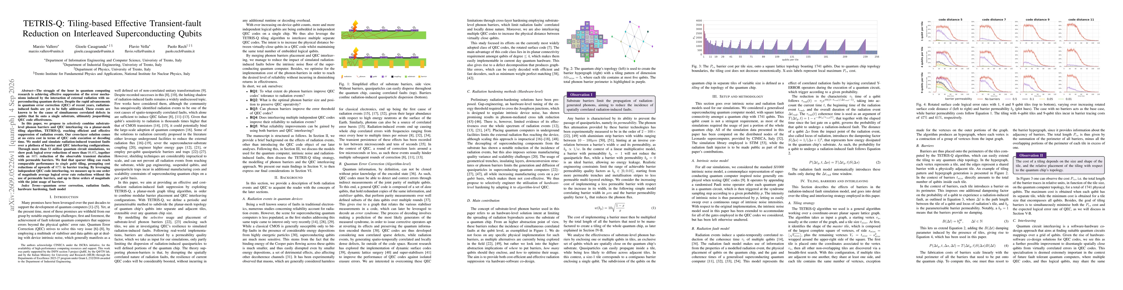 Thumbnail for TETRIS-Q: Tiling-based Effective Transient-fault Reduction on Interleaved Superconducting Qubits