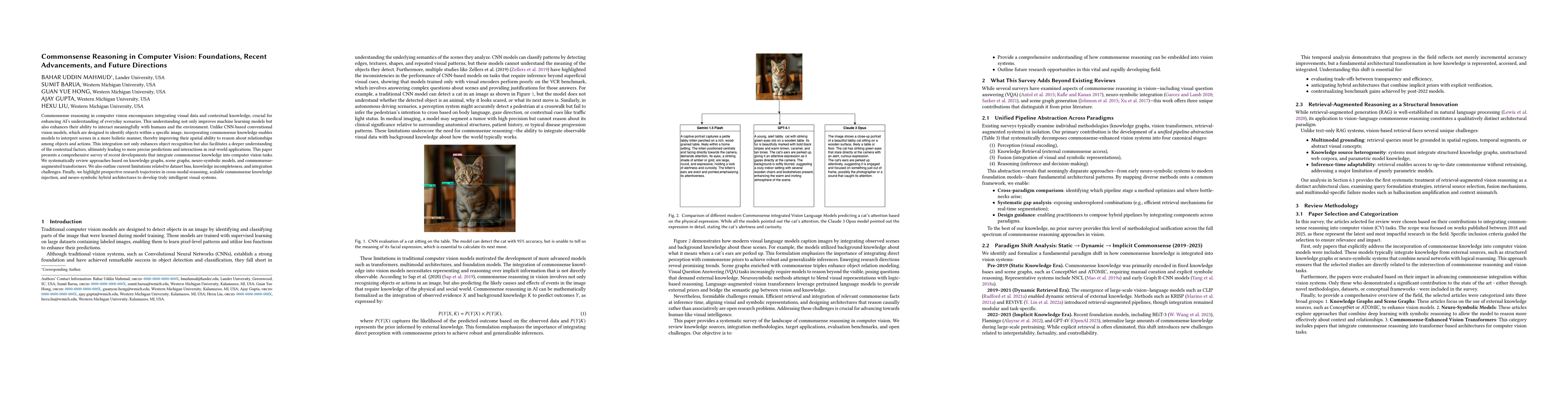 Thumbnail for Commonsense Reasoning in Computer Vision: Foundations, Recent Advancements, and Future Directions