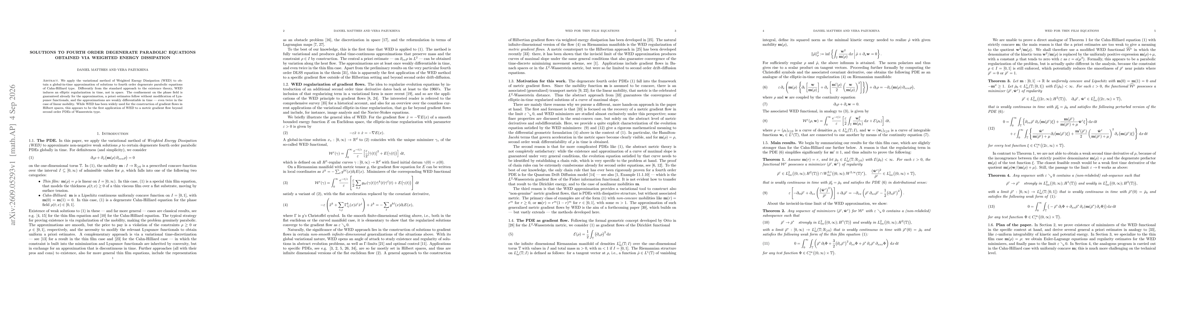 Thumbnail for Solutions to fourth order degenerate parabolic equations obtained via weighted energy dissipation