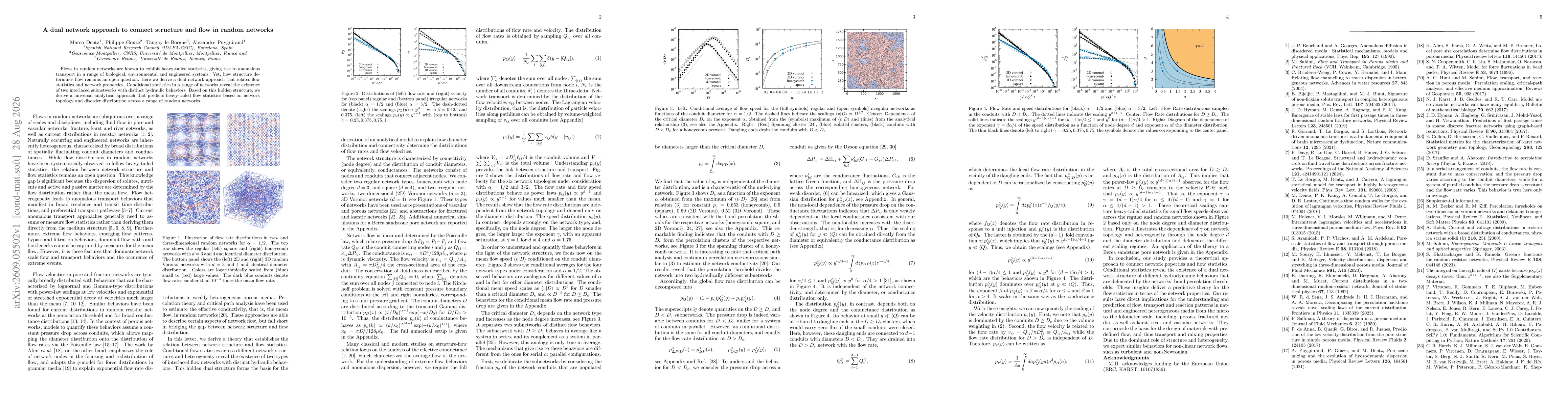 Thumbnail for A dual network approach to connect structure and flow in random networks