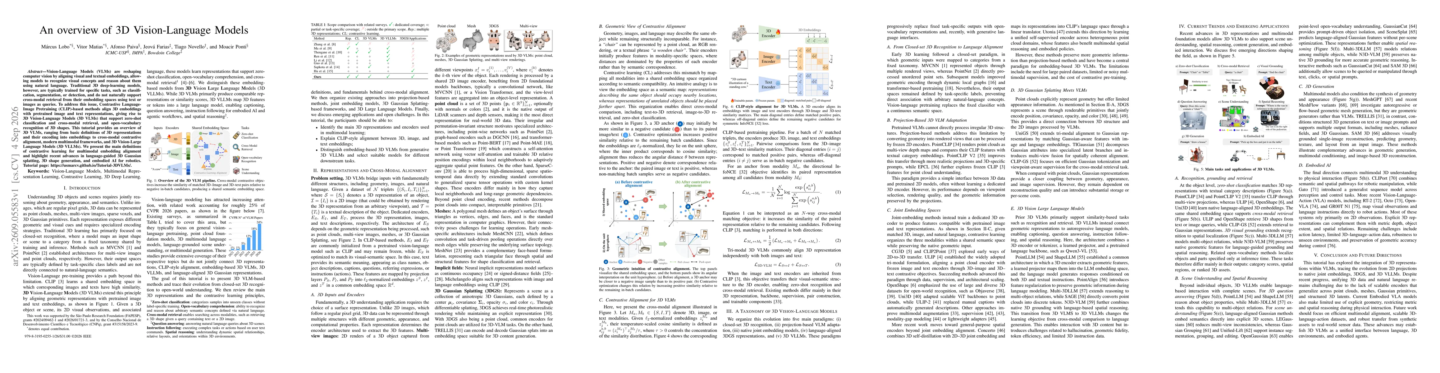 Thumbnail for An overview of 3D Vision-Language Models
