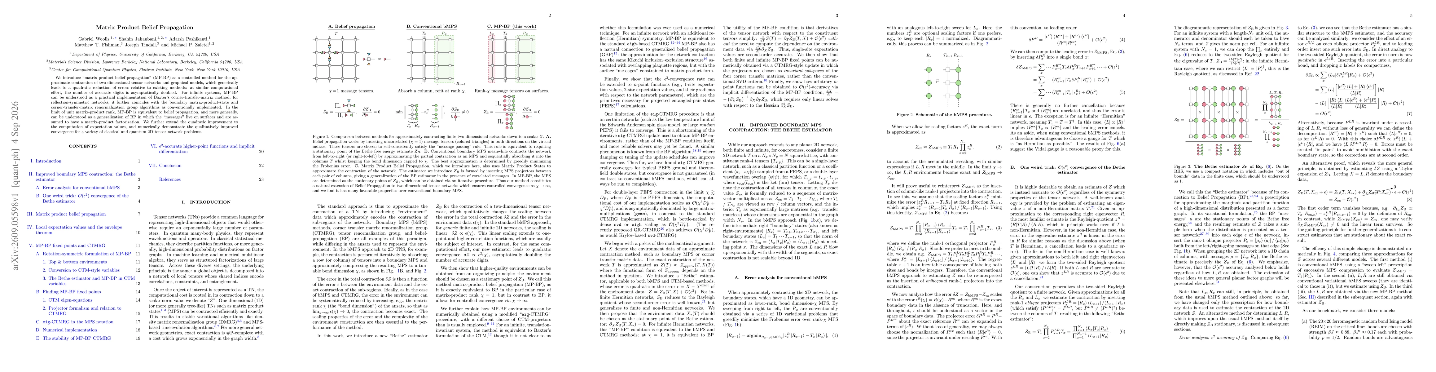 Thumbnail for Matrix Product Belief Propagation