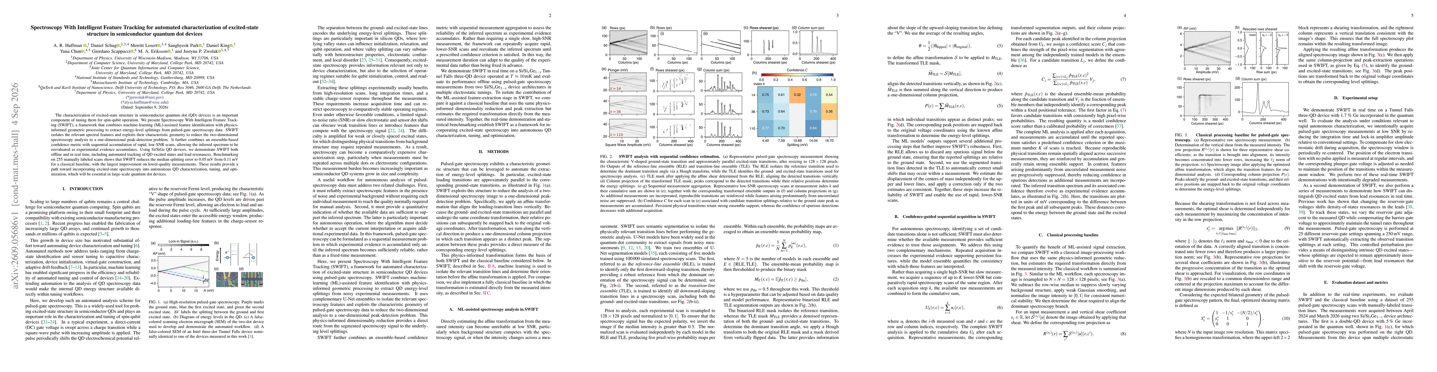 Thumbnail for Spectroscopy With Intelligent Feature Tracking for automated characterization of excited-state structure in semiconductor quantum dot devices