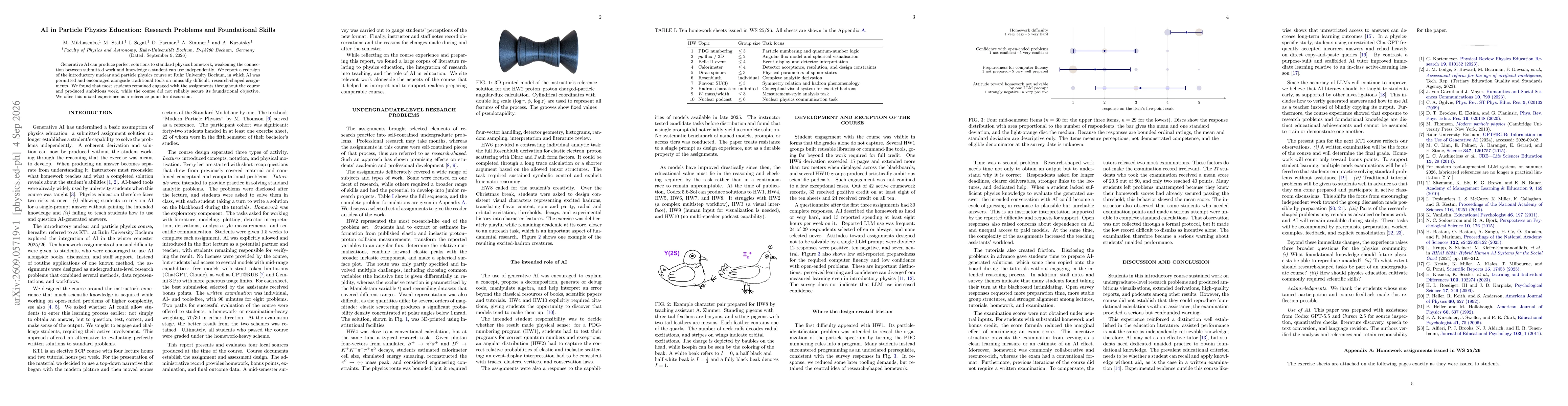 Thumbnail for AI in Particle Physics Education: Research Problems and Foundational Skills