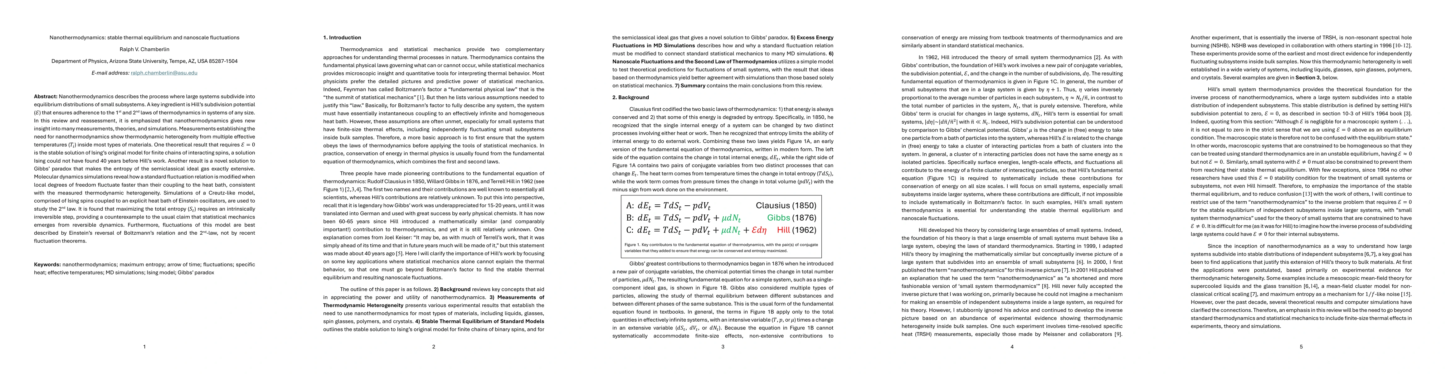 Thumbnail for Nanothermodynamics: stable thermal equilibrium and nanoscale fluctuations