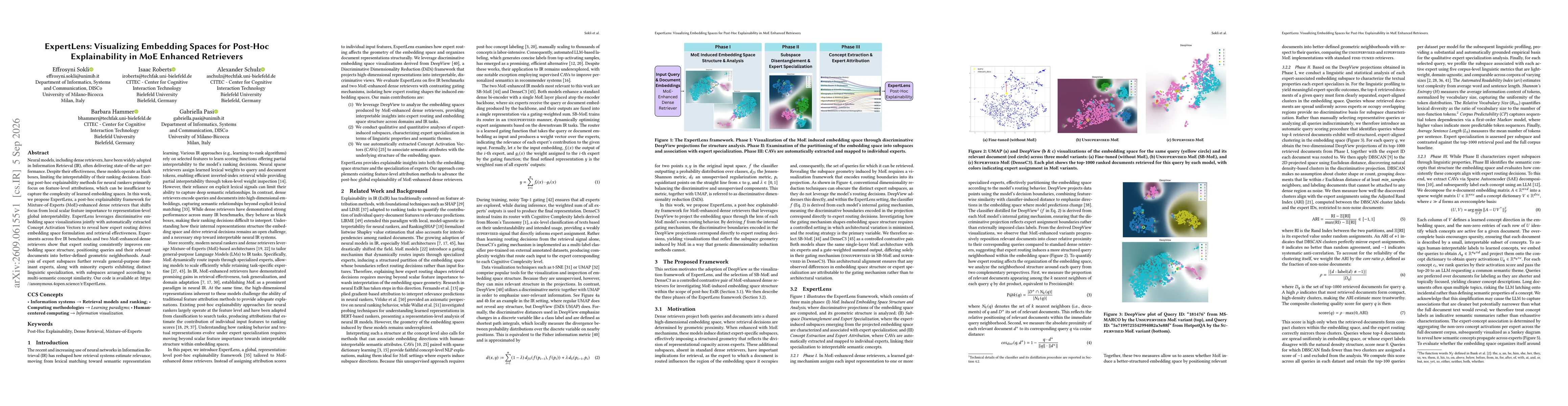 Thumbnail for ExpertLens: Visualizing Embedding Spaces for Post-Hoc Explainability in MoE Enhanced Retrievers