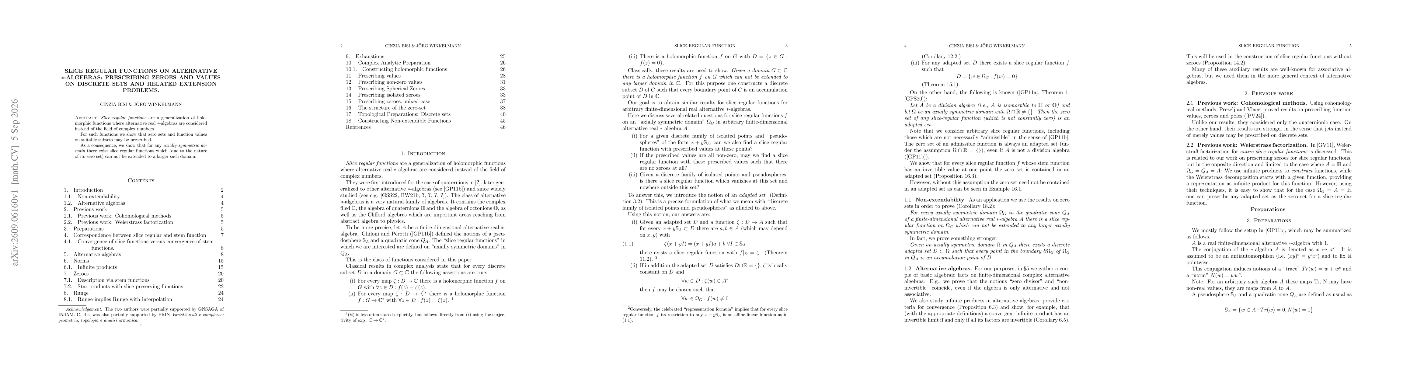 Thumbnail for Slice regular functions on alternative *-algebras : prescribing zeroes and values on discrete sets and related extension problems
