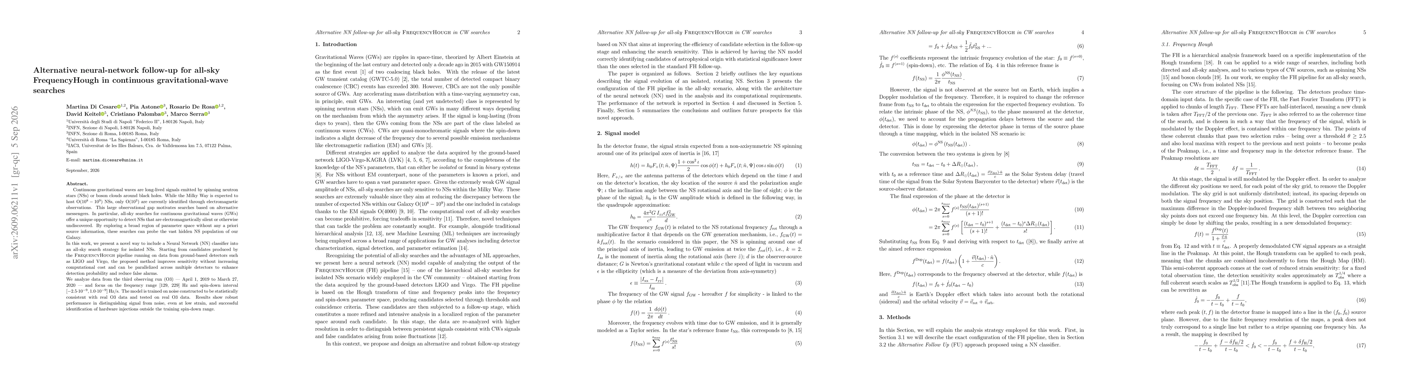 Thumbnail for Alternative neural-network follow-up for all-sky FrequencyHough in continuous gravitational-wave searches