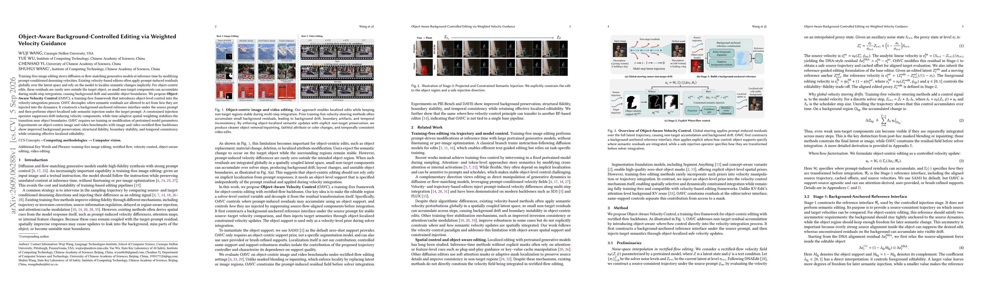Thumbnail for Object-Aware Background-Controlled Editing via Weighted Velocity Guidance