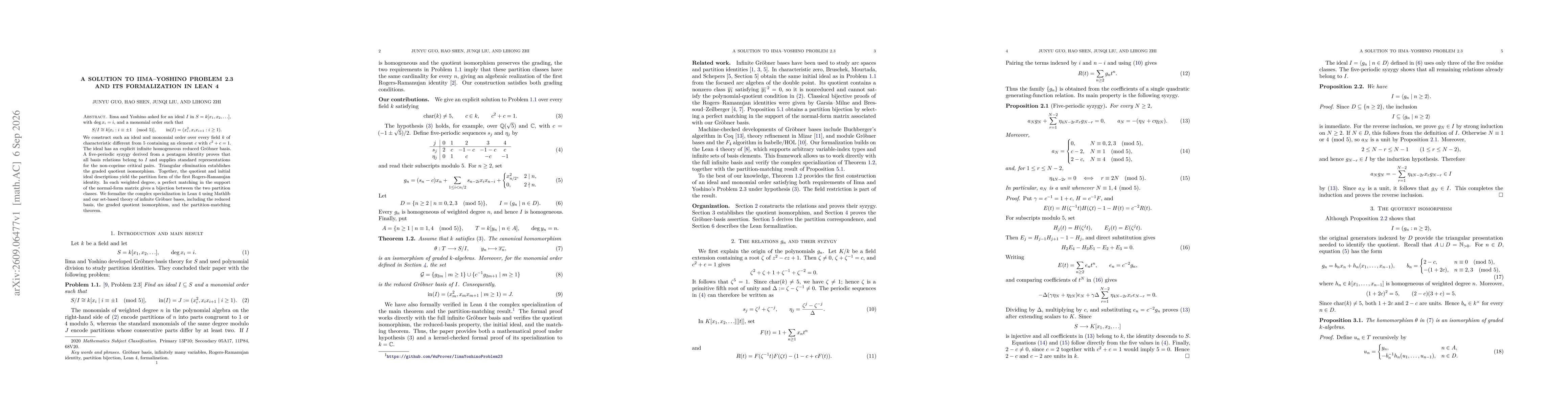 Thumbnail for A Solution to Iima--Yoshino Problem 2.3