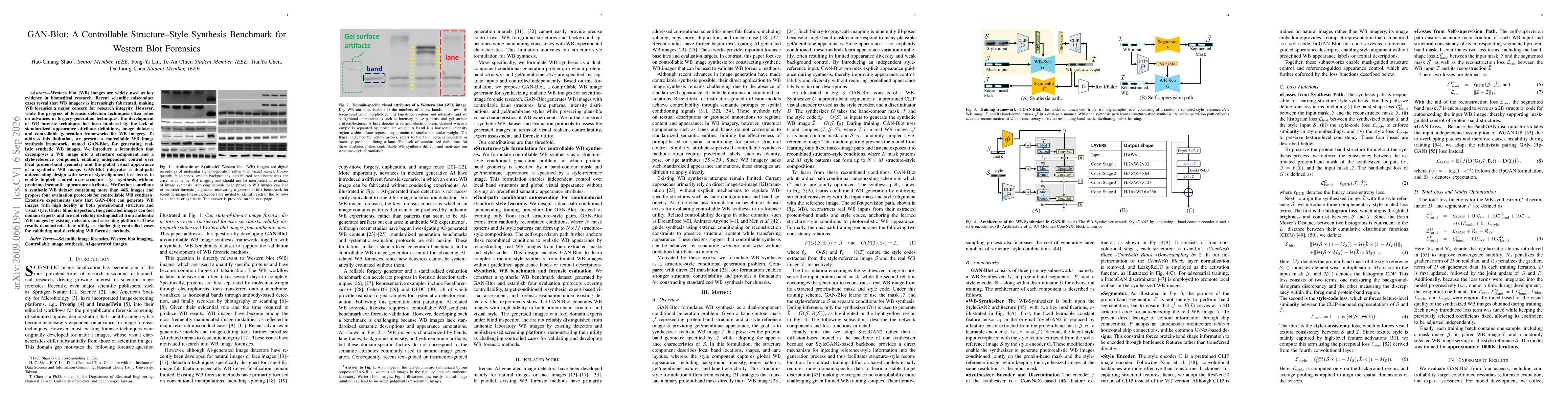 Thumbnail for GAN-Blot: A Controllable Structure-Style Synthesis Benchmark for Western Blot Forensics