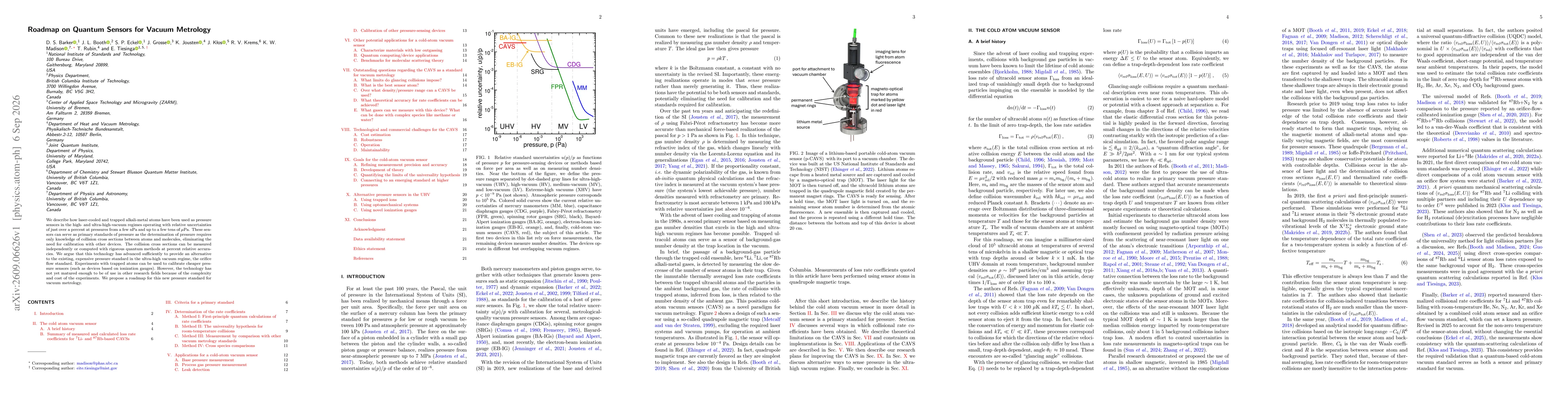 Thumbnail for Roadmap on Quantum Sensors for Vacuum Metrology