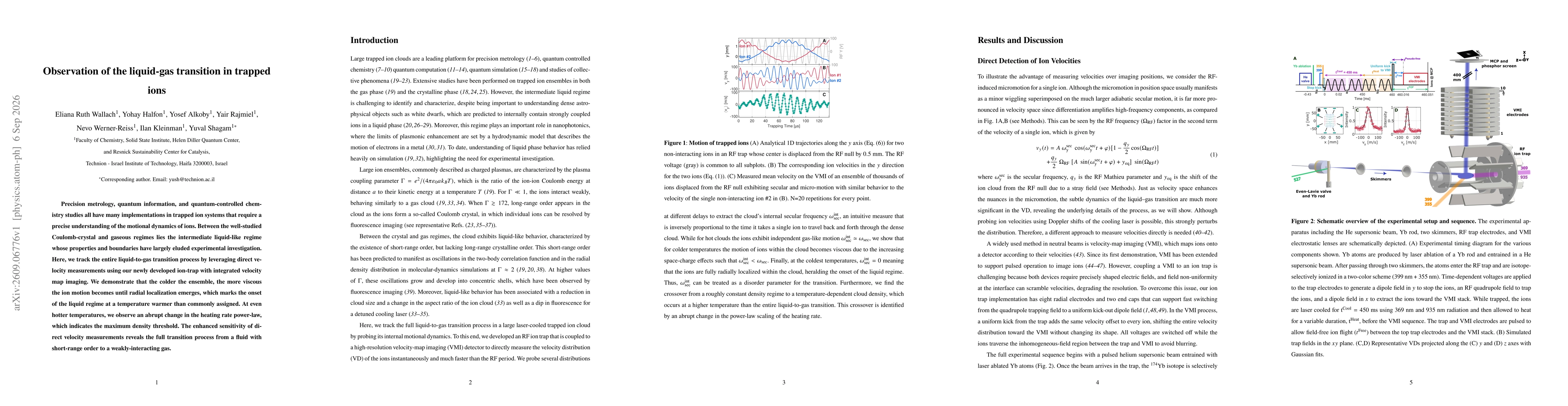 Thumbnail for Observation of the liquid-gas transition in trapped ions