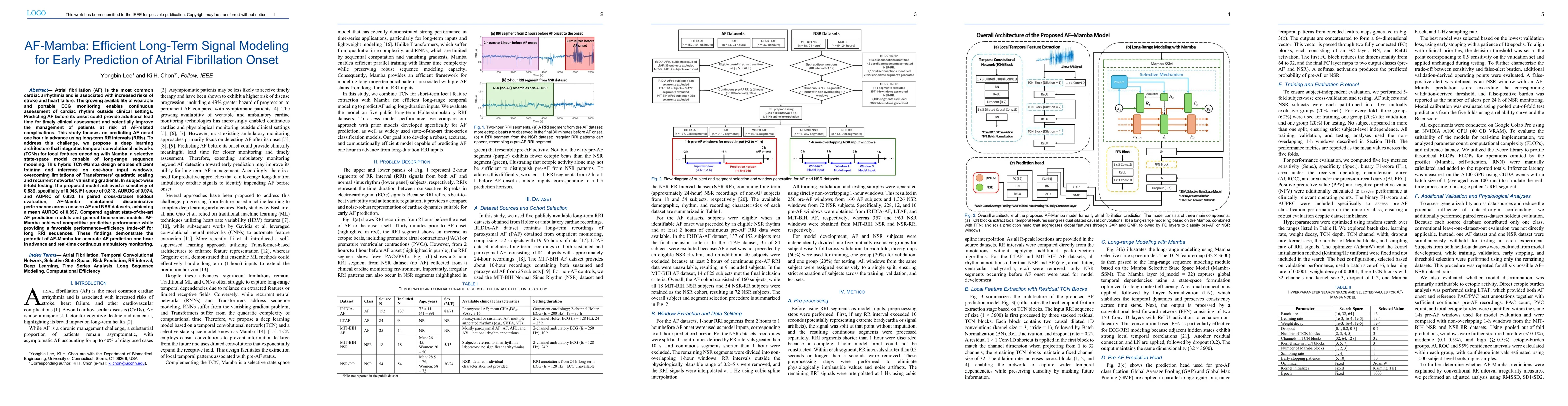 Thumbnail for AF-Mamba: Efficient Long-Term Signal Modeling for Early Prediction of Atrial Fibrillation Onset