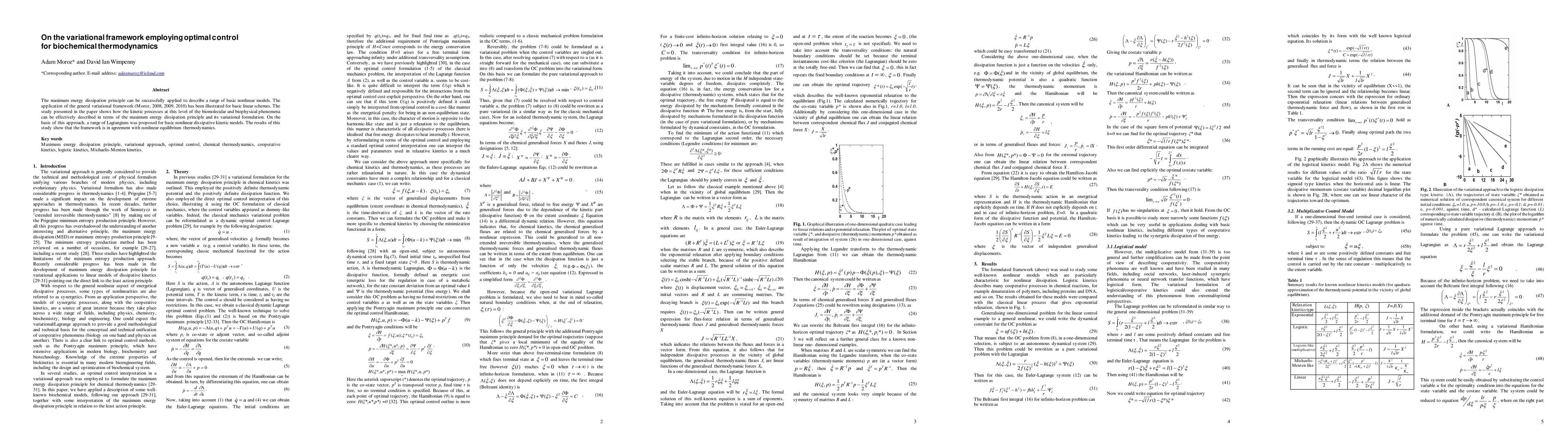 Thumbnail for On the variational framework employing optimal control for biochemical thermodynamics