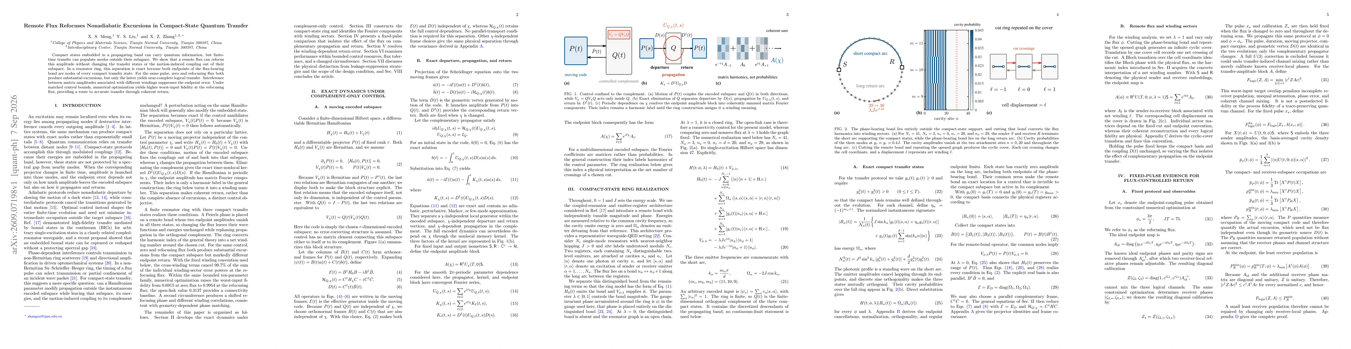 Thumbnail for Remote Flux Refocuses Nonadiabatic Excursions in Compact-State Quantum Transfer