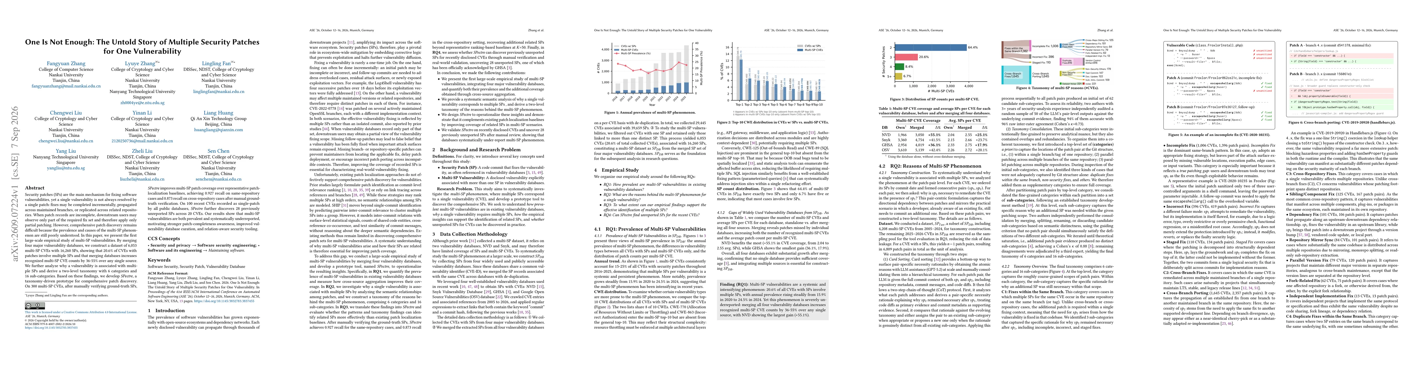 Thumbnail for One Is Not Enough: The Untold Story of Multiple Security Patches for One Vulnerability