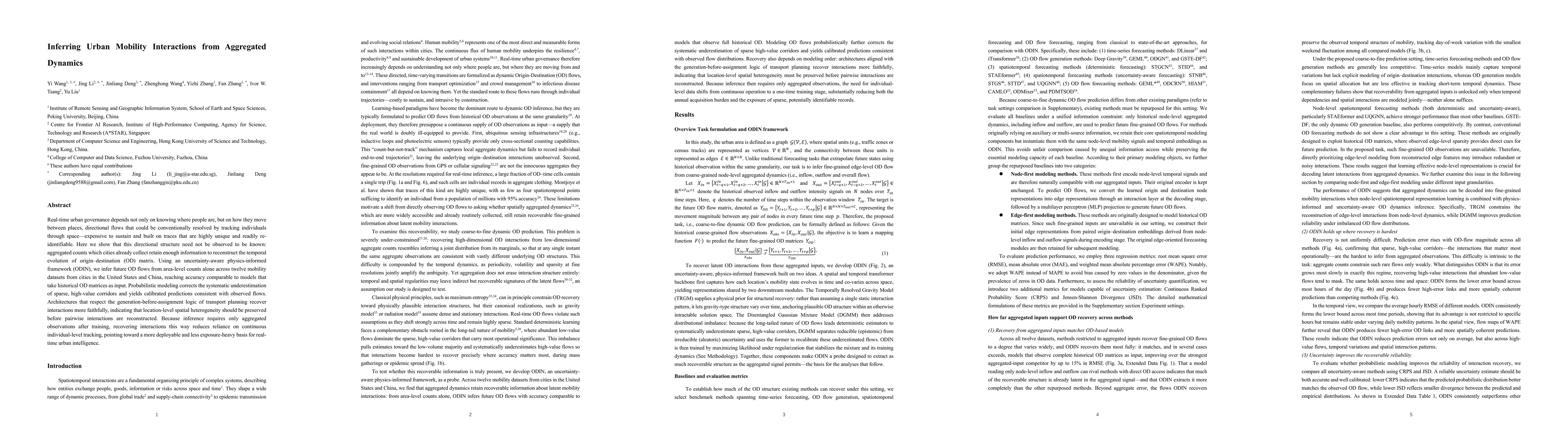 Thumbnail for Inferring Urban Mobility Interactions from Aggregated Dynamics