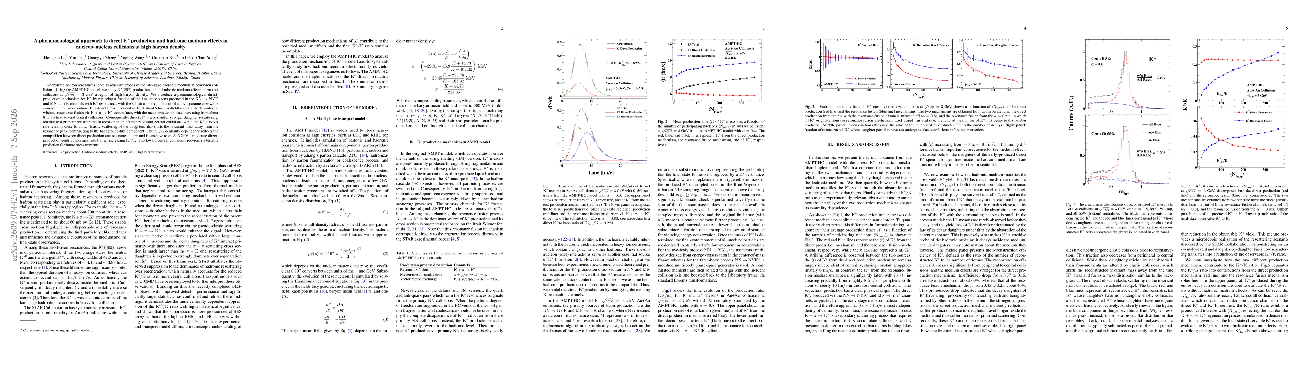 Thumbnail for A phenomenological approach to direct ${\rm{K}}^{*}$ production and hadronic medium effects in nucleus-nucleus collisions at high baryon density