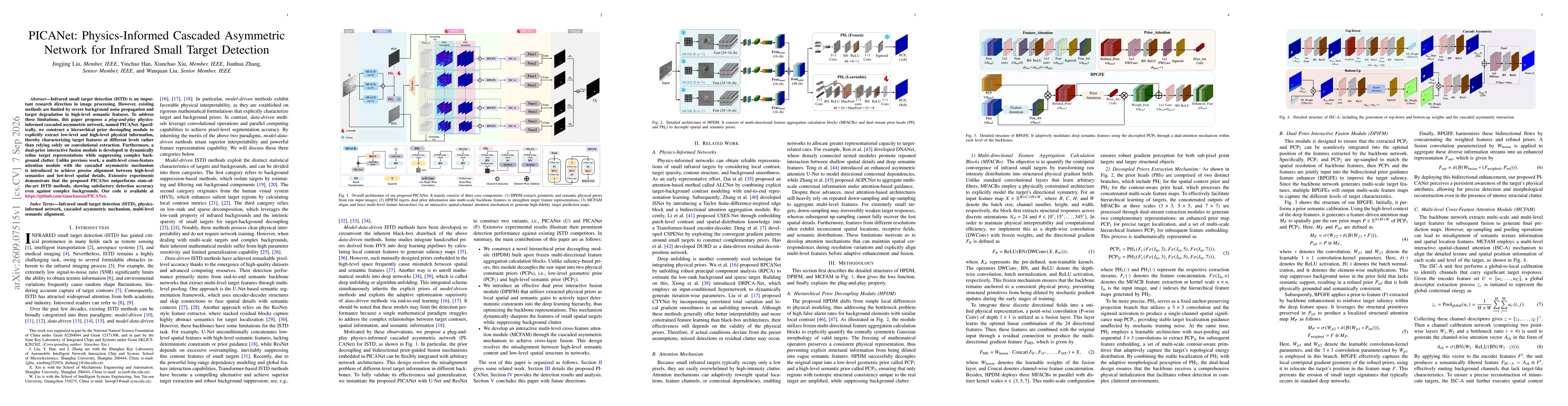 Thumbnail for PICANet: Physics-Informed Cascaded Asymmetric Network for Infrared Small Target Detection