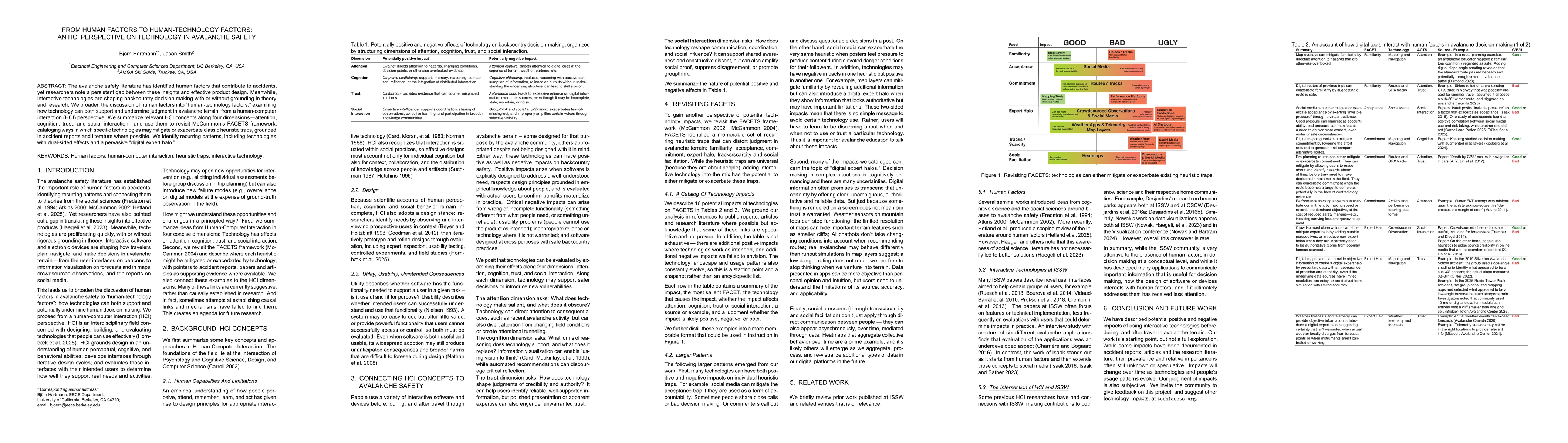 Thumbnail for From Human Factors to Human-Technology Factors: An HCI Perspective on Technology in Avalanche Safety