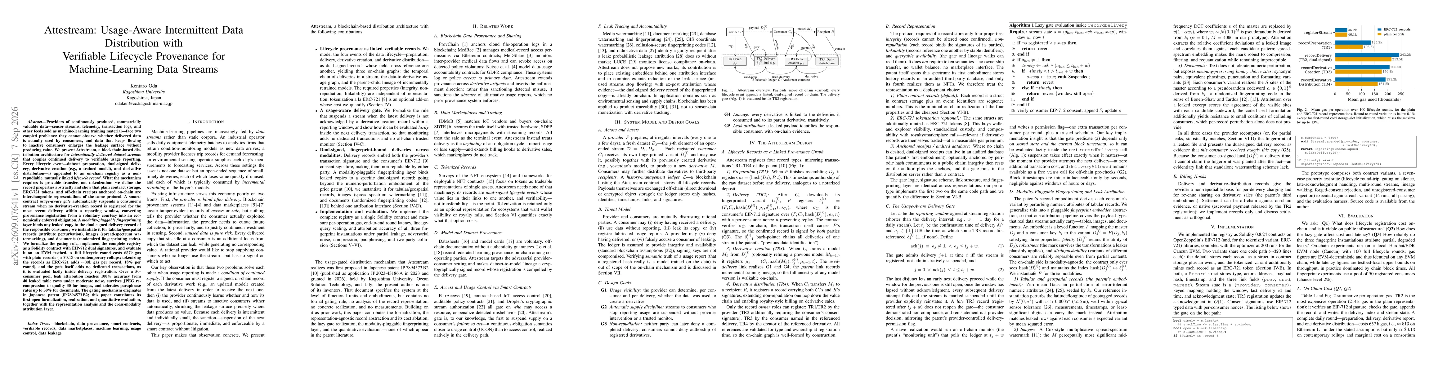 Thumbnail for Attestream: Usage-Aware Intermittent Data Distribution with Verifiable Lifecycle Provenance for Machine-Learning Data Streams