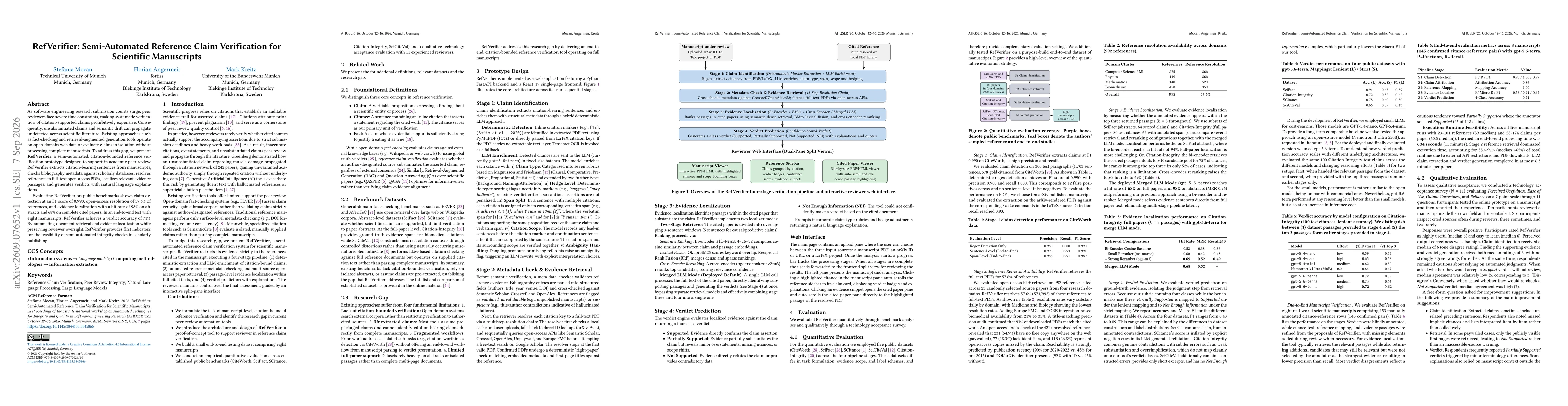 Thumbnail for RefVerifier: Semi-Automated Reference Claim Verification for Scientific Manuscripts