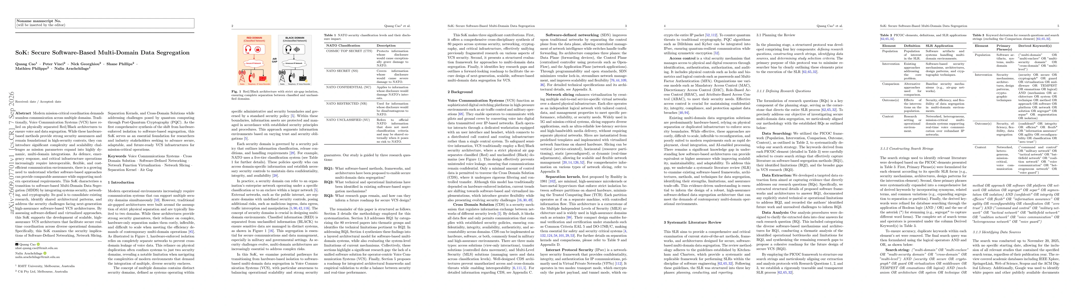 Thumbnail for SoK: Secure Software-Based Multi-Domain Data Segregation
