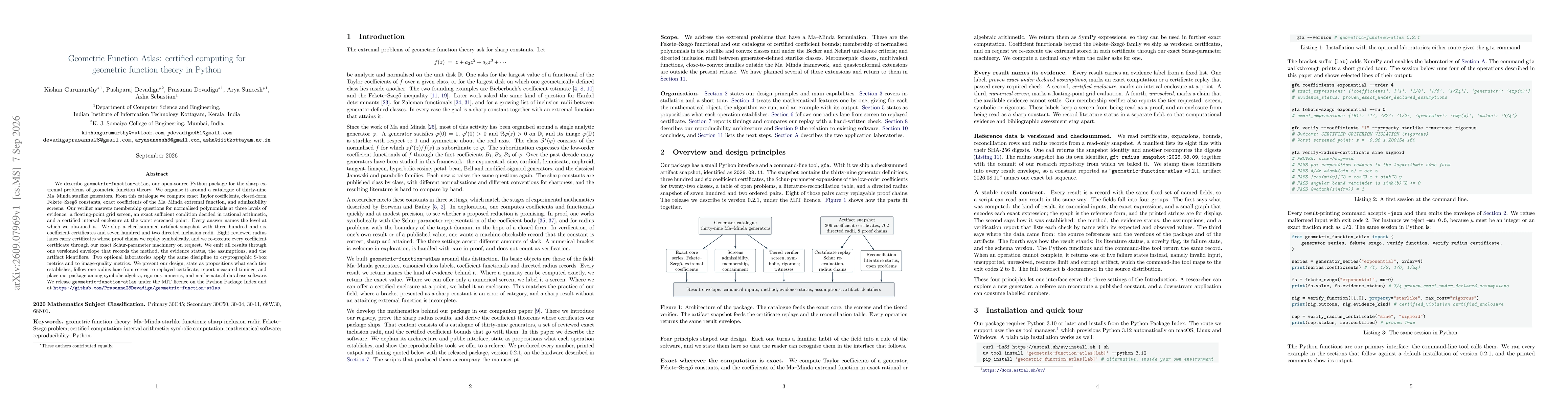 Thumbnail for Geometric Function Atlas: certified computing for geometric function theory in Python