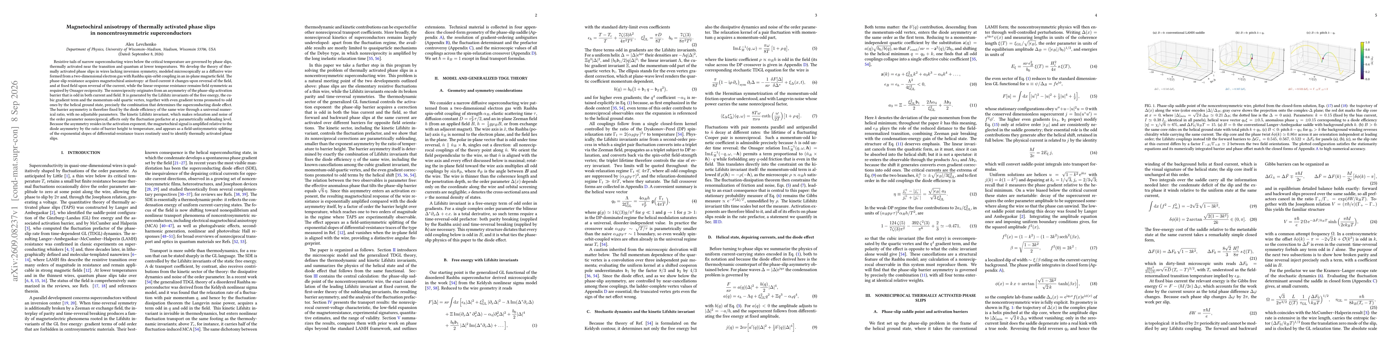 Thumbnail for Magnetochiral anisotropy of thermally activated phase slips in noncentrosymmetric superconductors