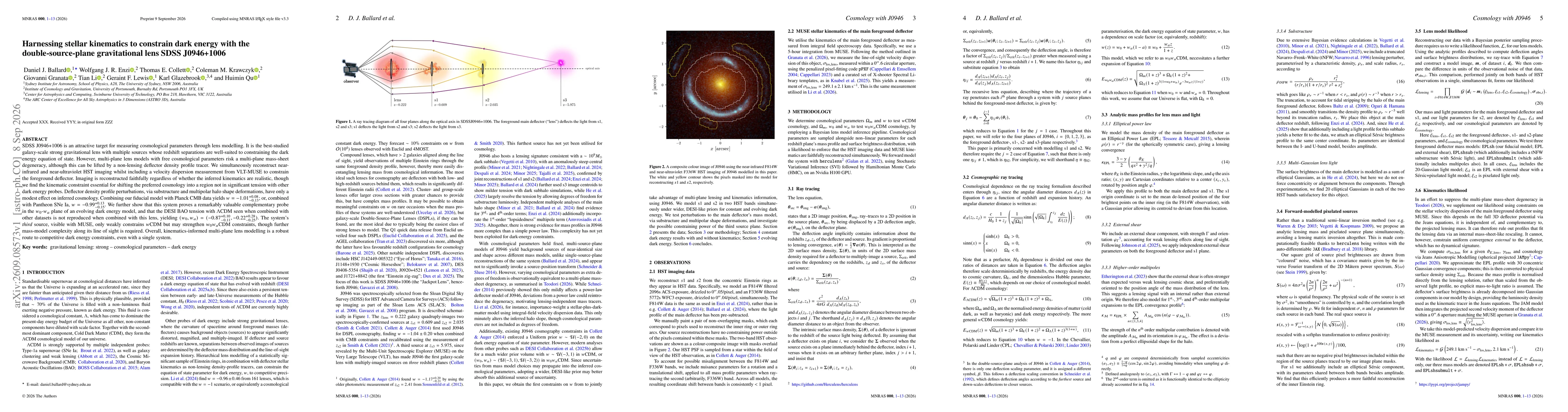 Thumbnail for Harnessing stellar kinematics to constrain dark energy with the double-source-plane gravitational lens SDSS J0946+1006