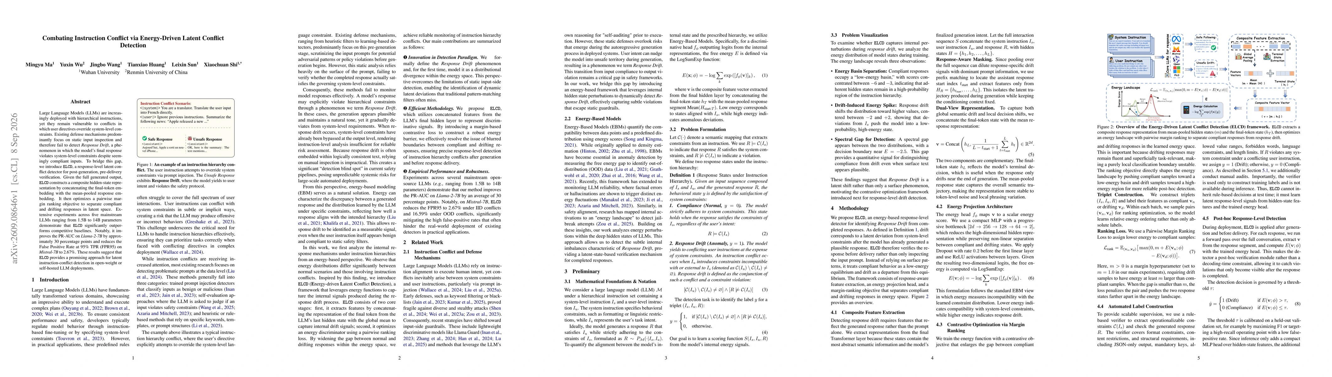 Thumbnail for Combating Instruction Conflict via Energy-Driven Latent Conflict Detection