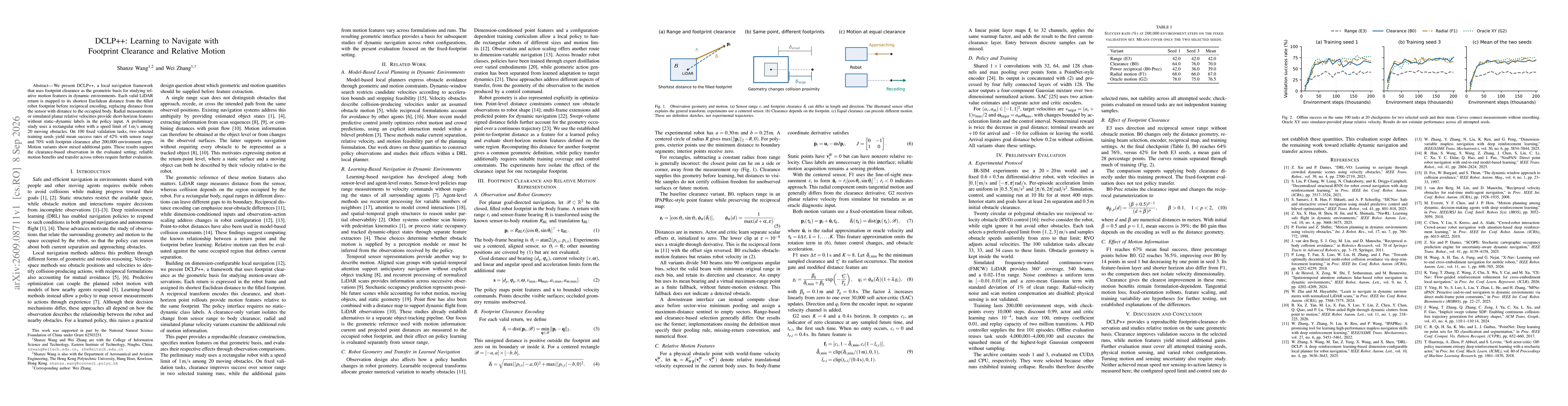 Thumbnail for DCLP++: Learning to Navigate with Footprint Clearance and Relative Motion