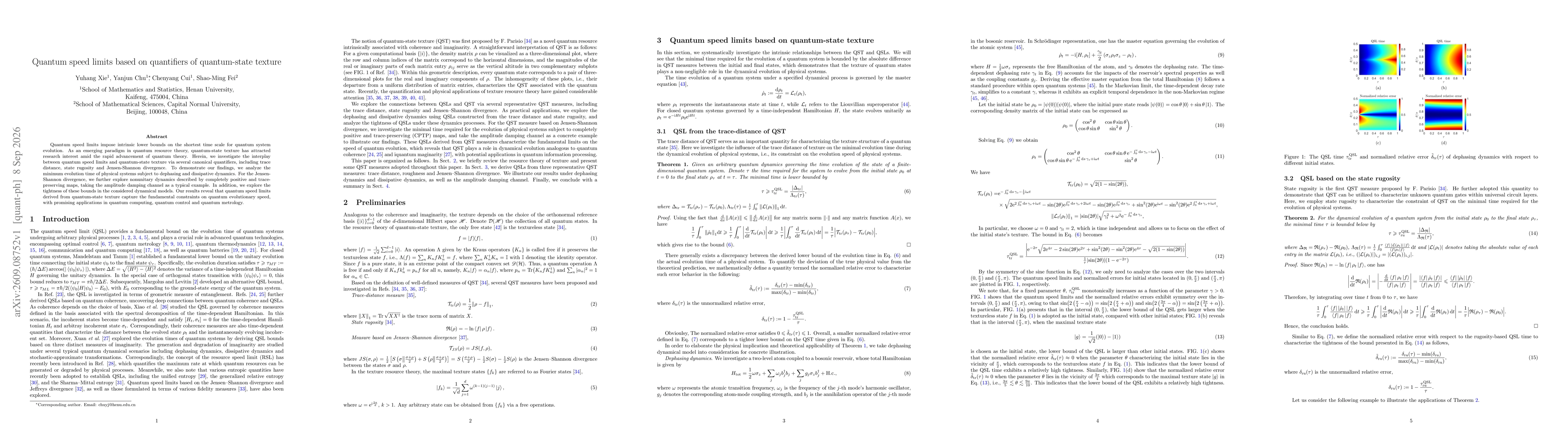 Thumbnail for Quantum speed limits based on quantifiers of quantum-state texture