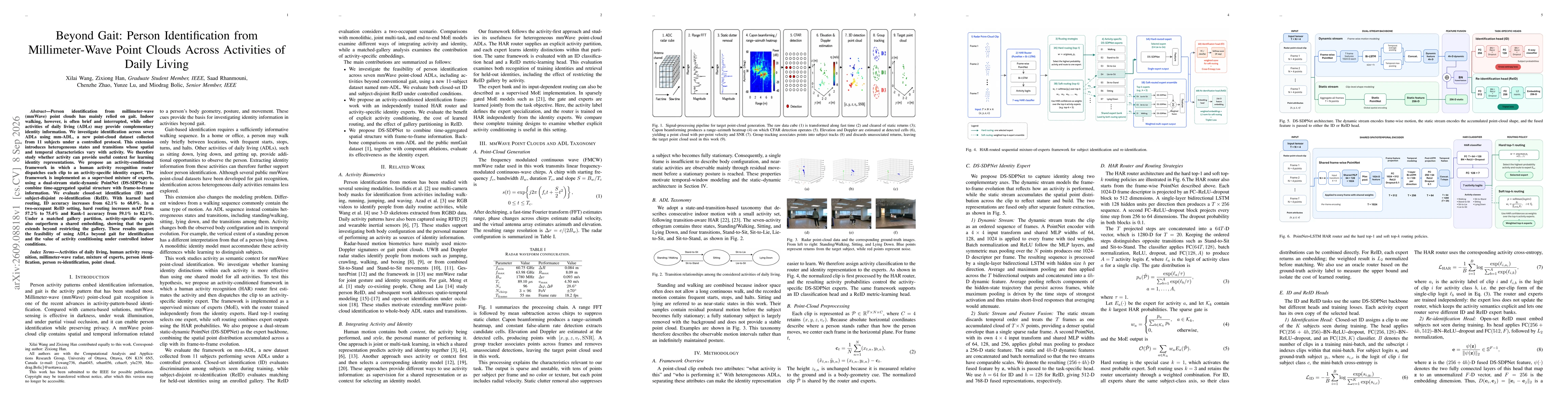 Thumbnail for Beyond Gait: Person Identification from Millimeter-Wave Point Clouds Across Activities of Daily Living