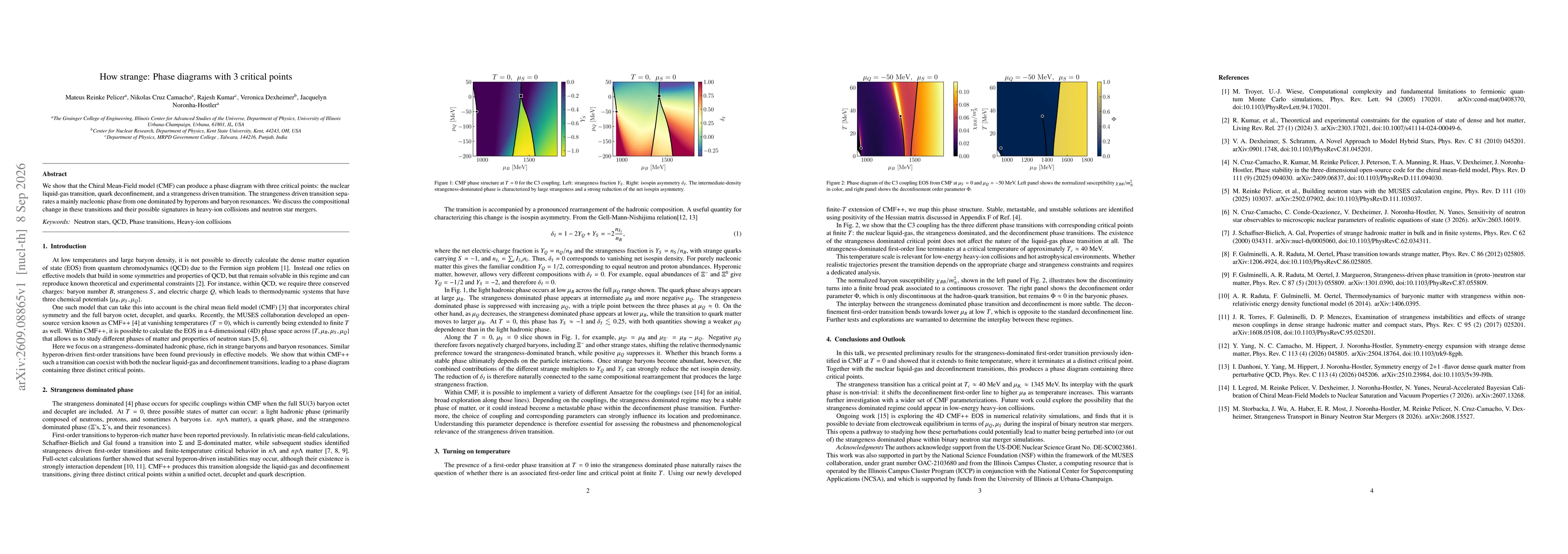 Thumbnail for How strange: Phase diagrams with 3 critical points