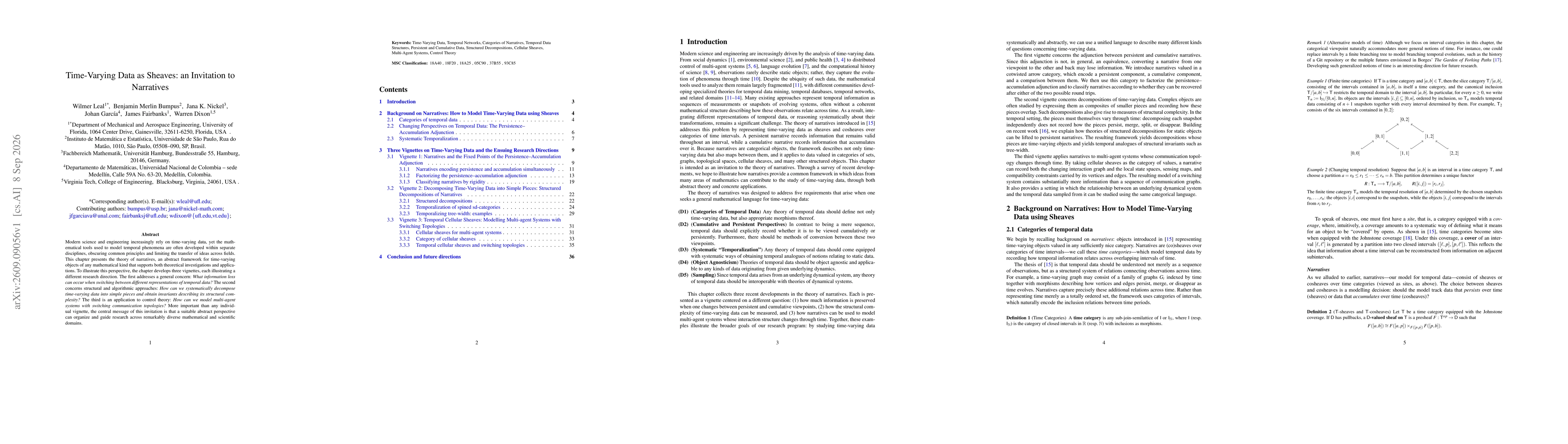 Thumbnail for Time-Varying Data as Sheaves: an Invitation to Narratives