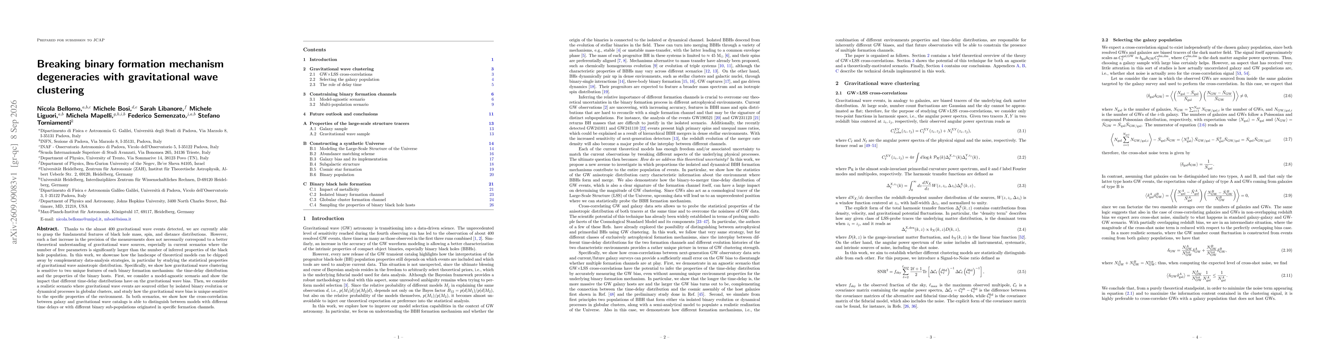 Thumbnail for Breaking binary formation mechanism degeneracies with gravitational wave clustering