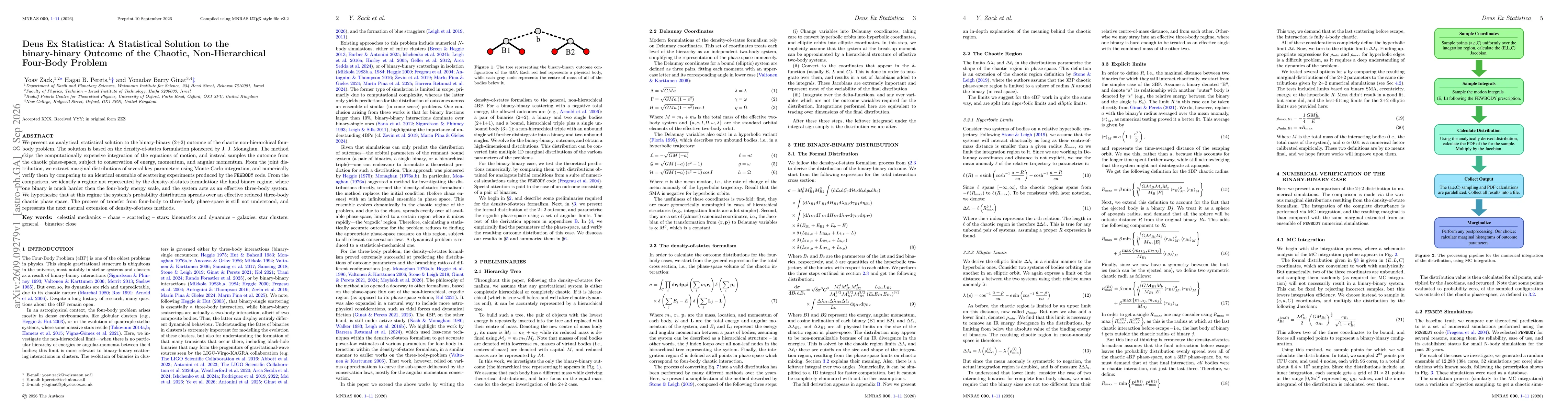 Thumbnail for Deus Ex Statistica: A Statistical Solution to the binary-binary Outcome of the Chaotic, Non-Hierarchical Four-Body Problem
