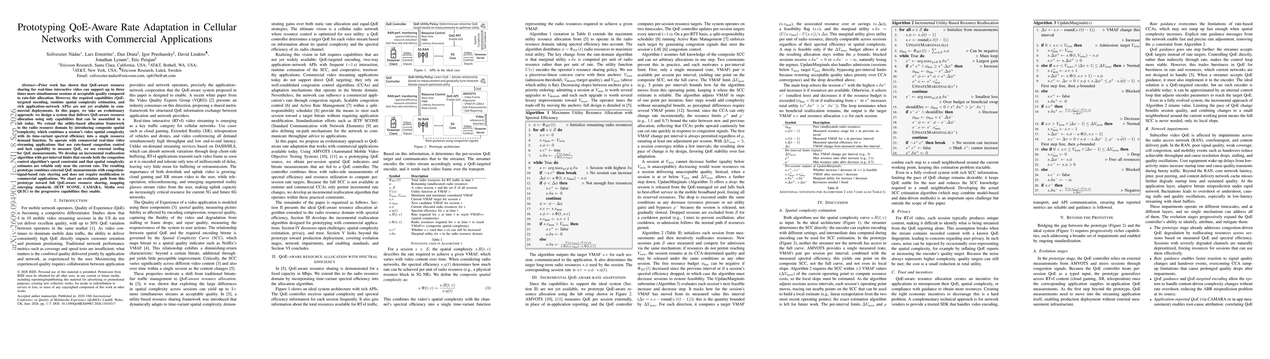 Thumbnail for Prototyping QoE-Aware Rate Adaptation in Cellular Networks with Commercial Applications