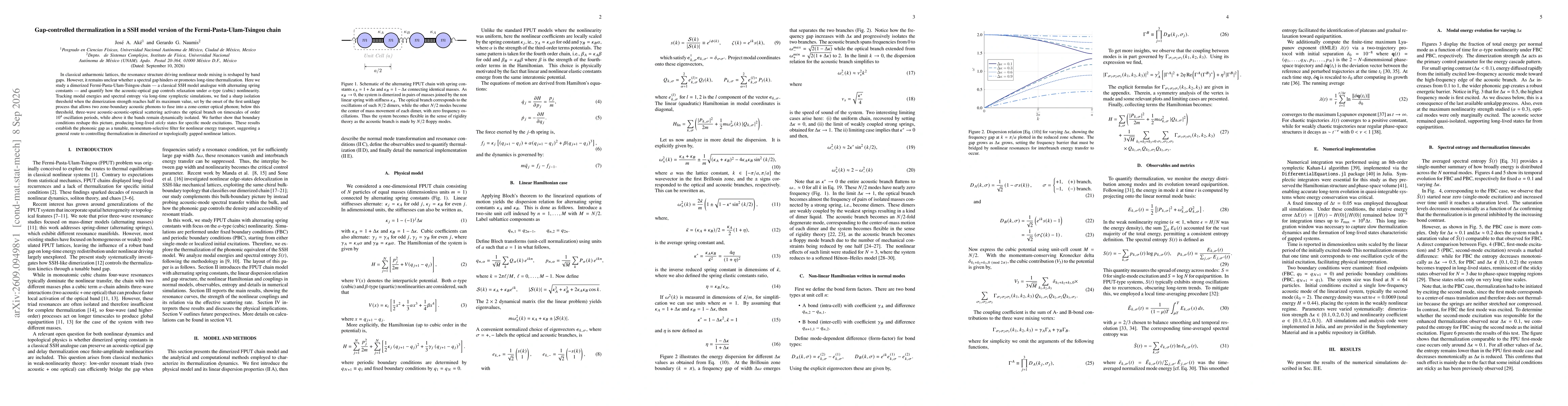 Thumbnail for Gap-controlled thermalization in a SSH model version of the Fermi-Pasta-Ulam-Tsingou chain