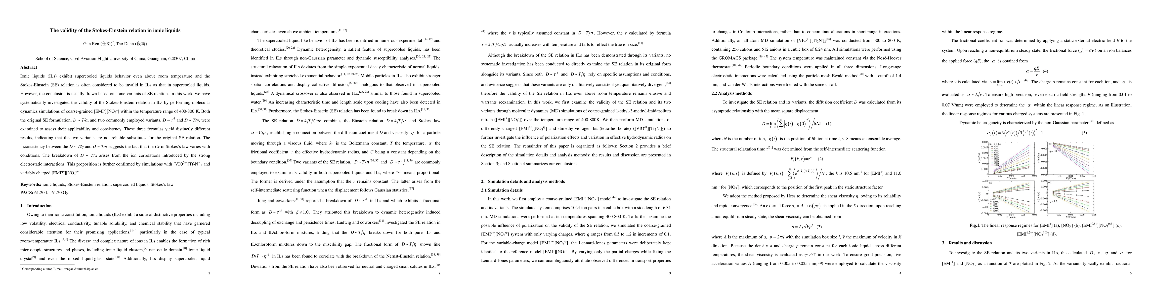 Thumbnail for The validity of the Stokes-Einstein relation in ionic liquids