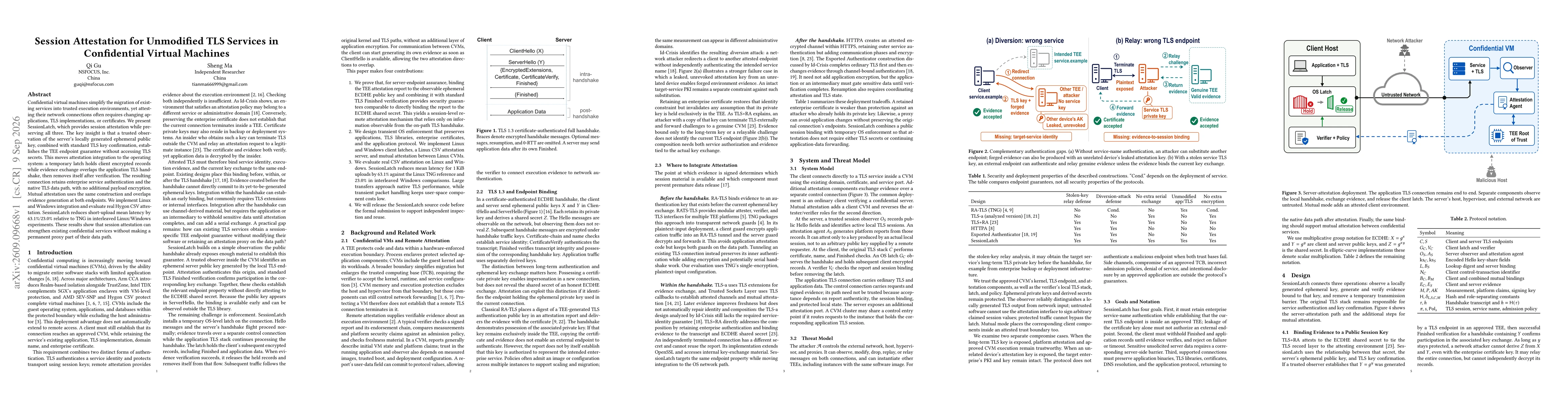 Thumbnail for Session Attestation for Unmodified TLS Services in Confidential Virtual Machines
