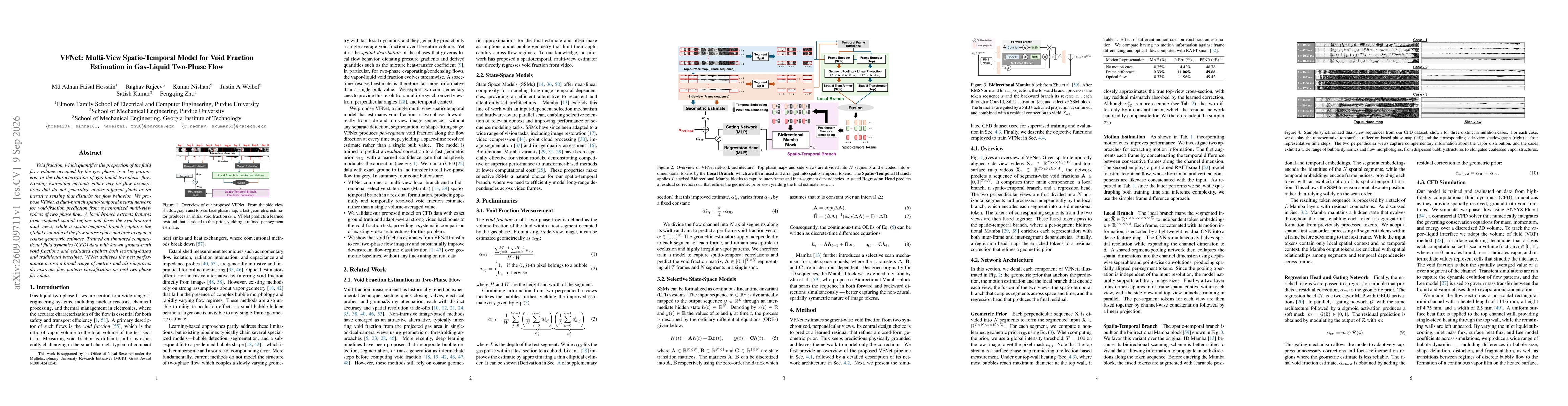 Thumbnail for VFNet: Multi-View Spatio-Temporal Model for Void Fraction Estimation in Gas-Liquid Two-Phase Flow