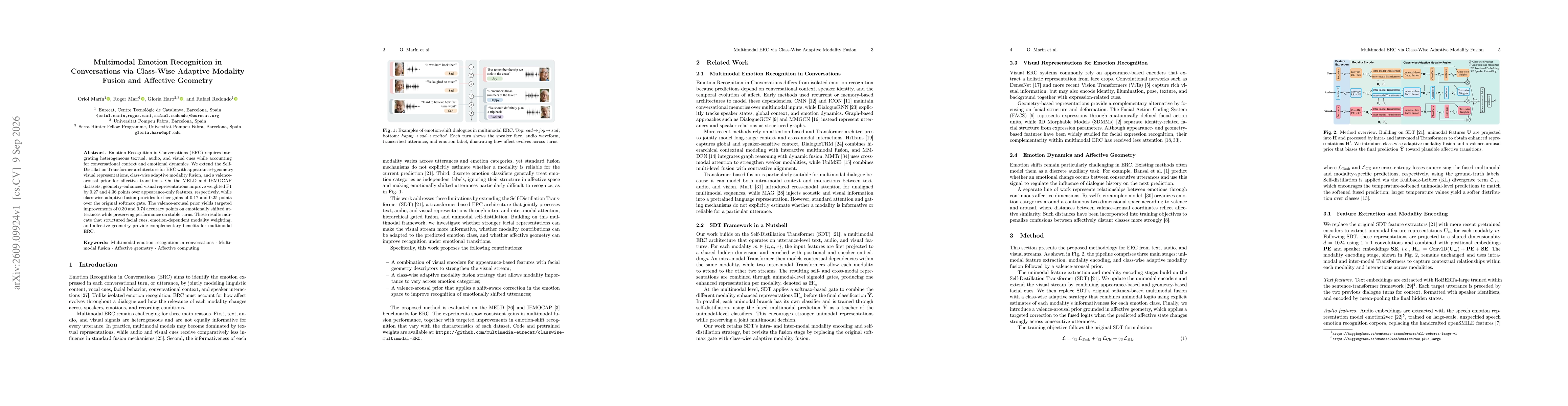 Thumbnail for Multimodal Emotion Recognition in Conversations via Class-Wise Adaptive Modality Fusion and Affective Geometry